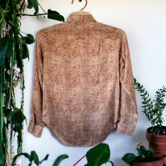 A New Day Snake Print Long Sleeve Blouse - Picture 10 of 14